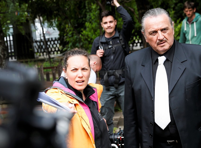 Ćerka i otac u liku Gladijole pred snimanje