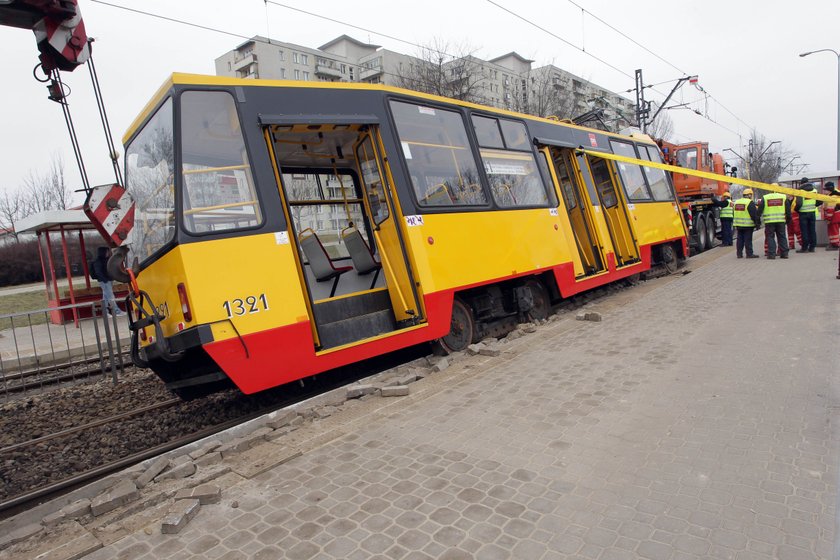 Wykolejenie tramwajów