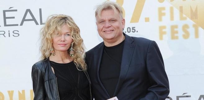 Producent Jacek Samojłowicz z partnerką