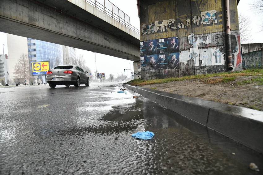 Fotografije sa lica mesta nakon saobraćajne nesreće