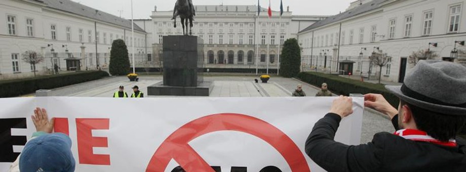 GMO protest Warszawa