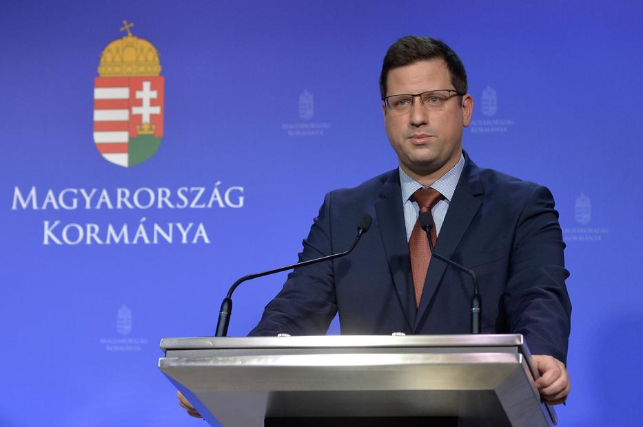 Gulyás Gergely Miniszterelnökséget vezető miniszter / Fotó: MTI/Soós Lajos