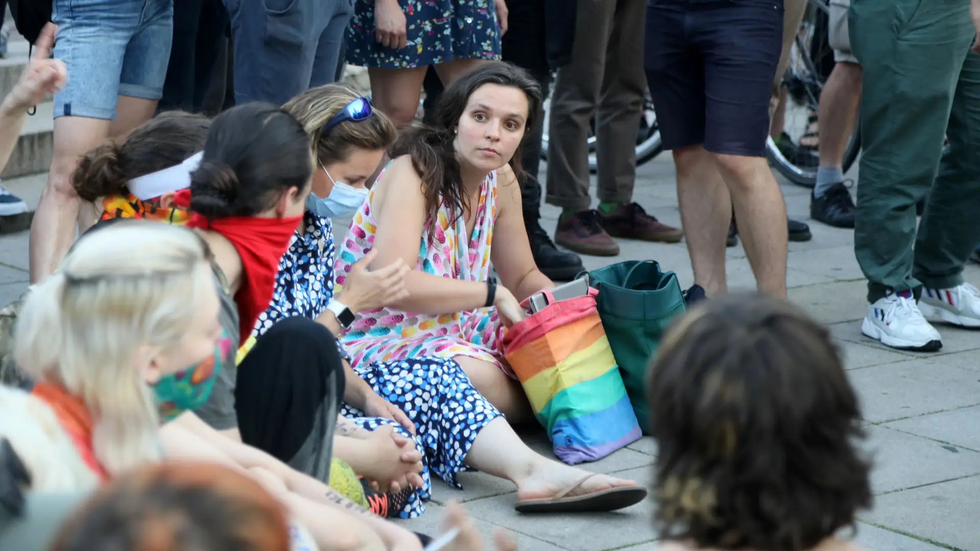 "Policja brutalnie wyłapywała przypadkowe osoby i wrzucała do radiowozów". Klaudia Jachira o proteście aktywistów LGBT