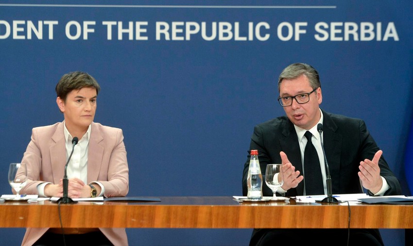 Ana Brnabić i Aleksandar Vučić