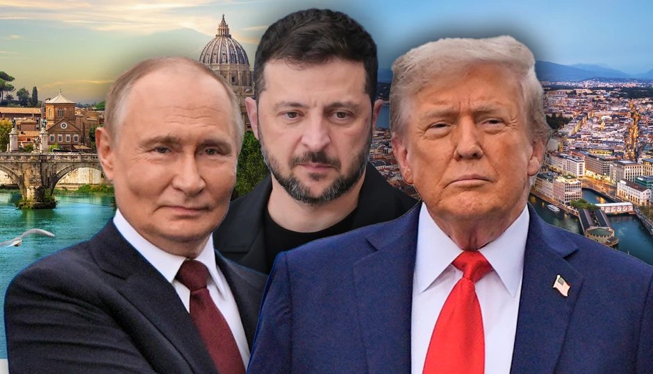 Putin, Tramp i Zelenski