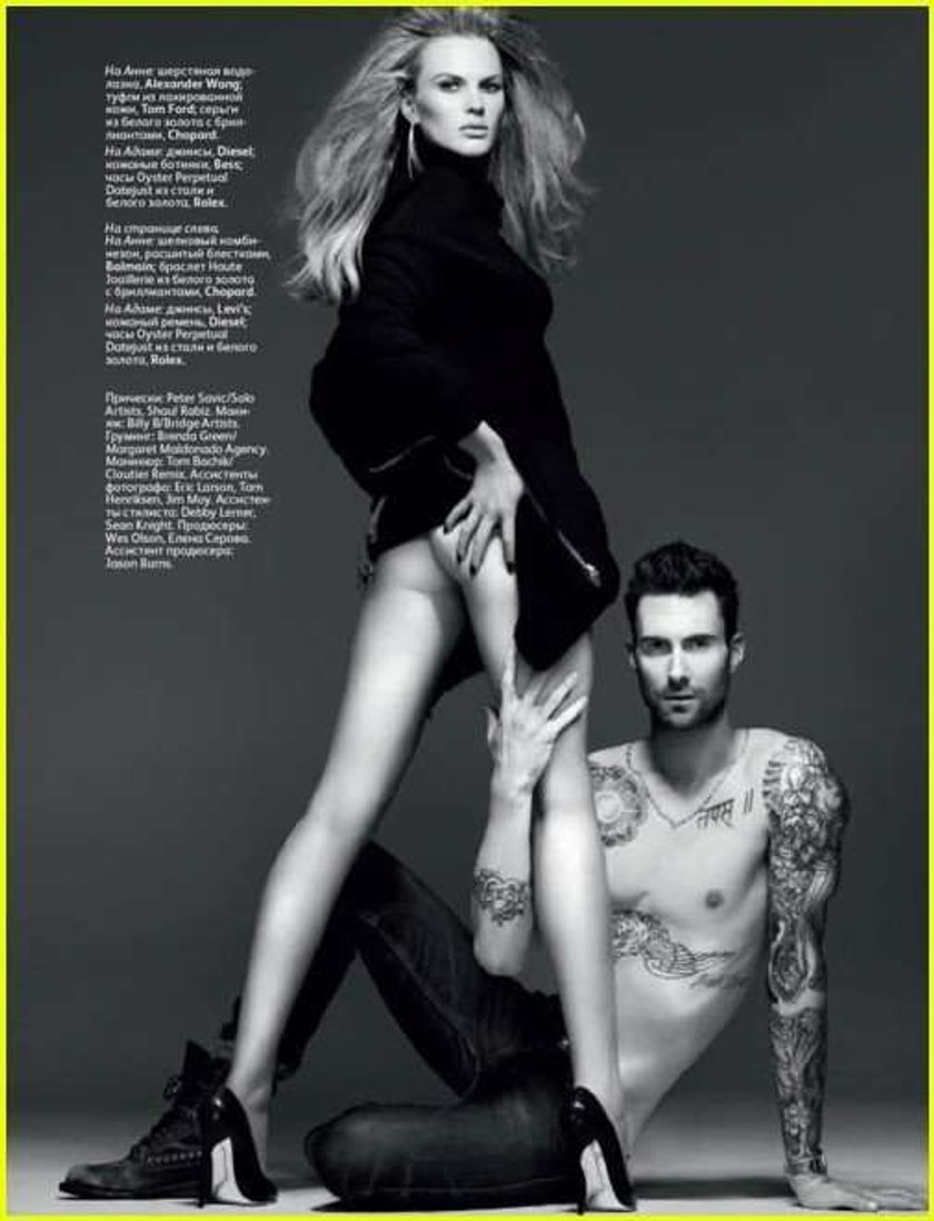 Anne Vyalitsyna i Adam Levine