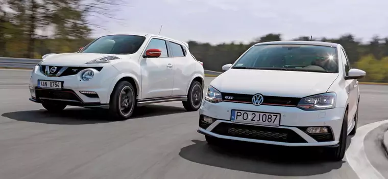 Niby są inne, a jednak... - Nissan Juke Nismo RS kontra VW Polo GTI