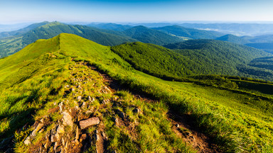 Bieszczady: Bardzo dobre warunki dla turystów. Słonecznie i bezwietrznie