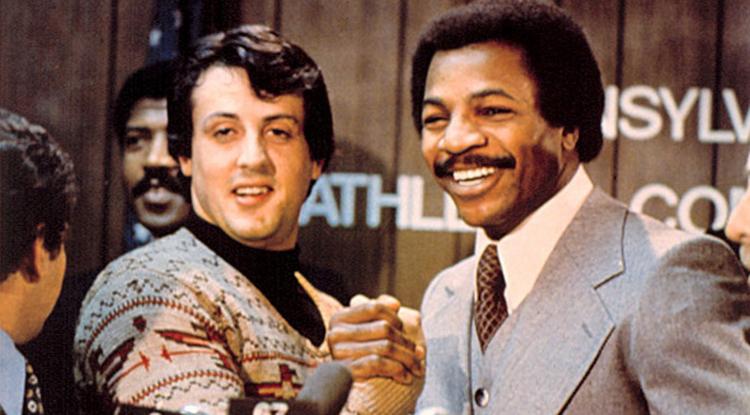 Sylvester Stallone és Carl Weathers.