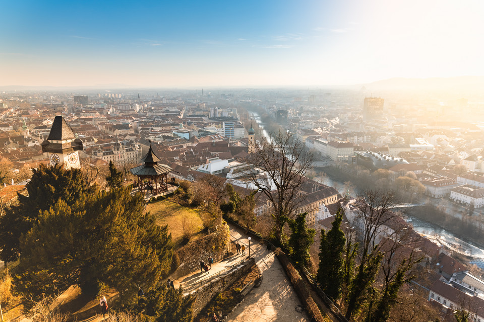 Graz - drugie co do wielkości miasto w Austrii i stolica Styrii
