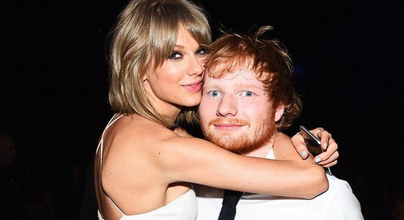 Taylor Swift and Ed Sheeran