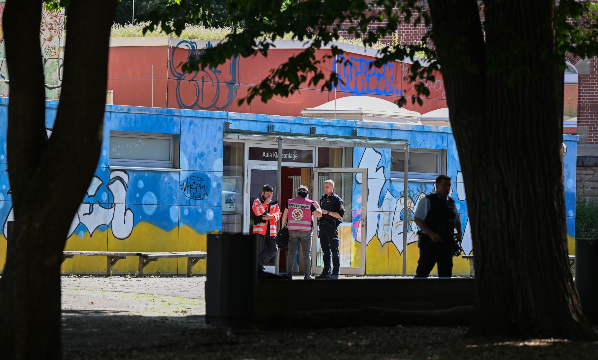 Útok nožom sa odohral na základnej škole v juhonemeckom meste Esslingen.