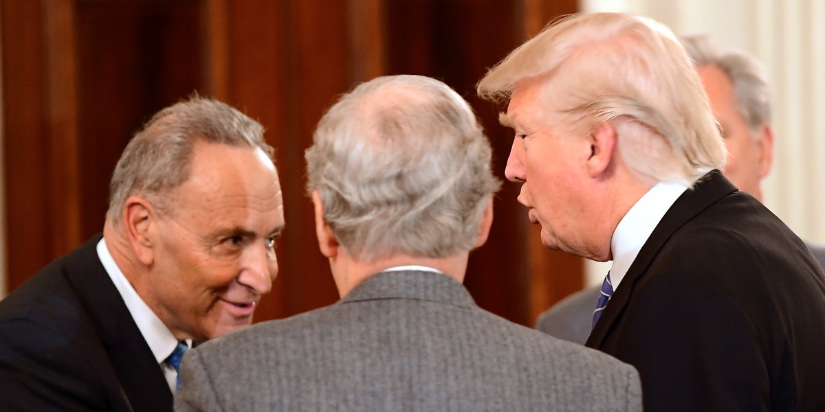 Trump has a 'gentleman's agreement' with Chuck Schumer to get rid of the debt ceiling permanently