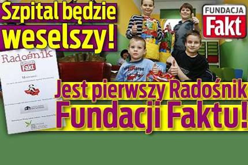 Radośnik to nasz dar dla chorych dzieci!