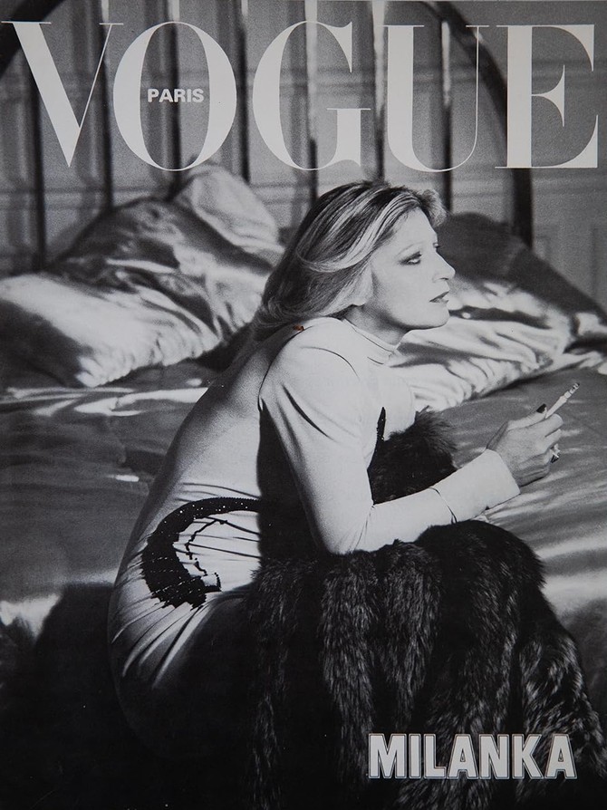 Milanka Udovički na naslovnoj strani magazina Vogue