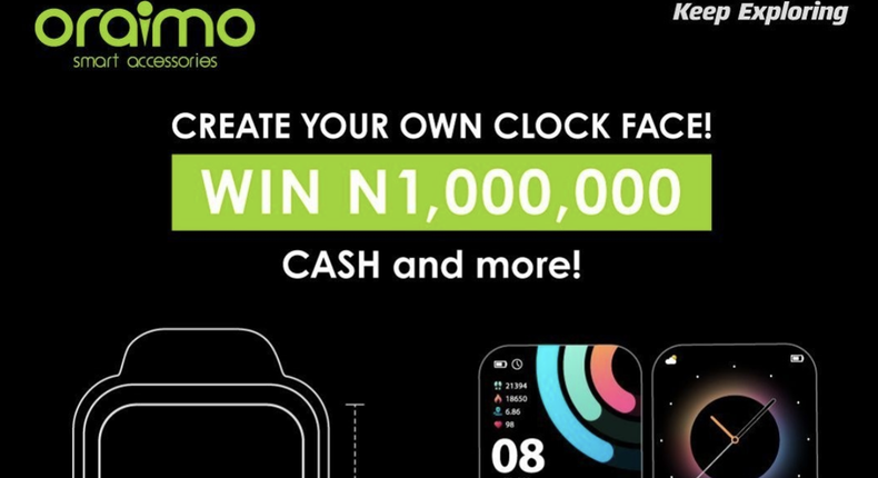 #DesignYouroraimoWatch and stand a chance to win N1,000,000 plus other prizes