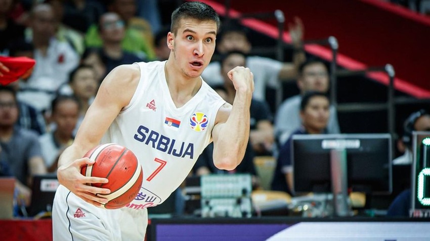 Bogdan Bogdanović je bio ubedljivo najbolji igrač Srbije u Kini, prvi strelac prvenstva i našao se u idealnoj petorci turnira | Foto: Fonet