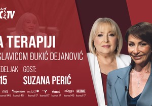 Suzana Perić, emisija "Na terapiji sa Slavicom Đukić Dejanović"