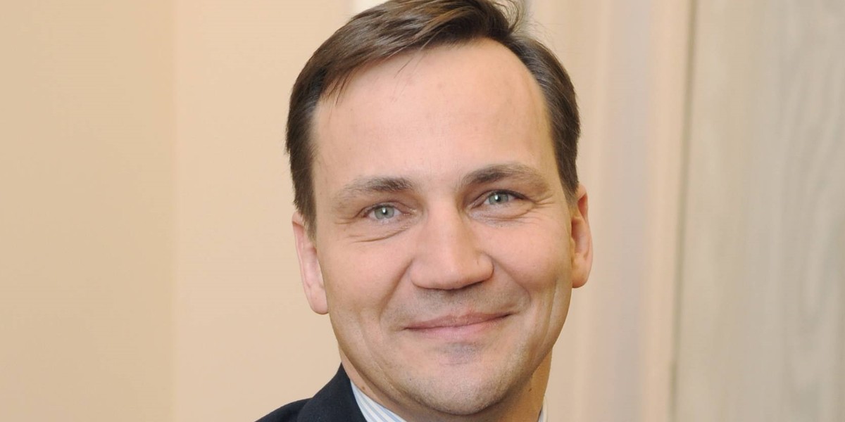 RADOSLAW SIKORSKI MINISTER SPRAW ZAGRANICZNYCH