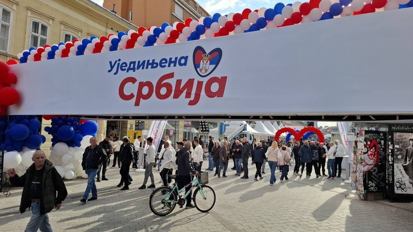 SNS predizborni skup u Novom Sadu 
