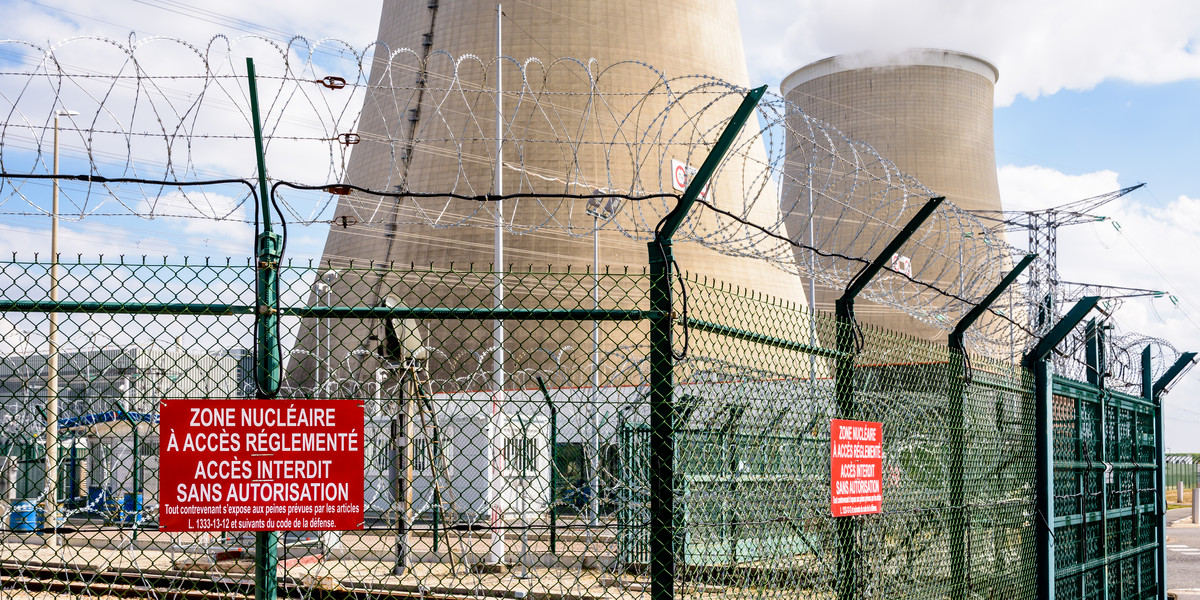 Elektrownie jądrowe odpowiadają za 70 proc. produkcji energii w Francji.