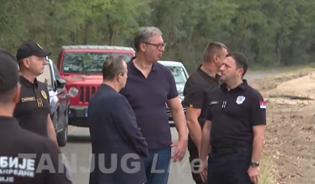 Vučić u Deliblatskoj peščari