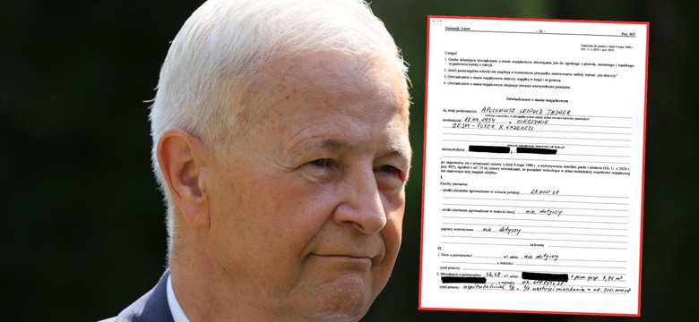 Oto majątek Apoloniusza Tajnera. Jego emerytura przyprawia o zawrót głowy