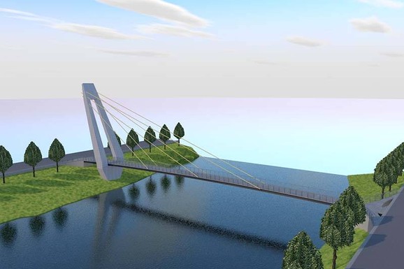 (FOTO) Grade se dva mosta na reci Lim u Priboju: Objavljena fotografija budućeg izgleda, imaće staze za pešake i bicikliste