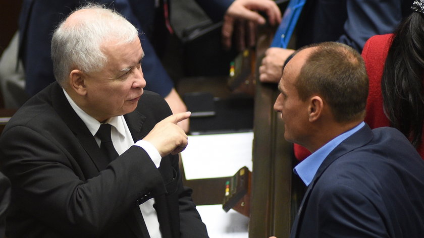 Jarosław Kaczyński i Paweł Kukiz 