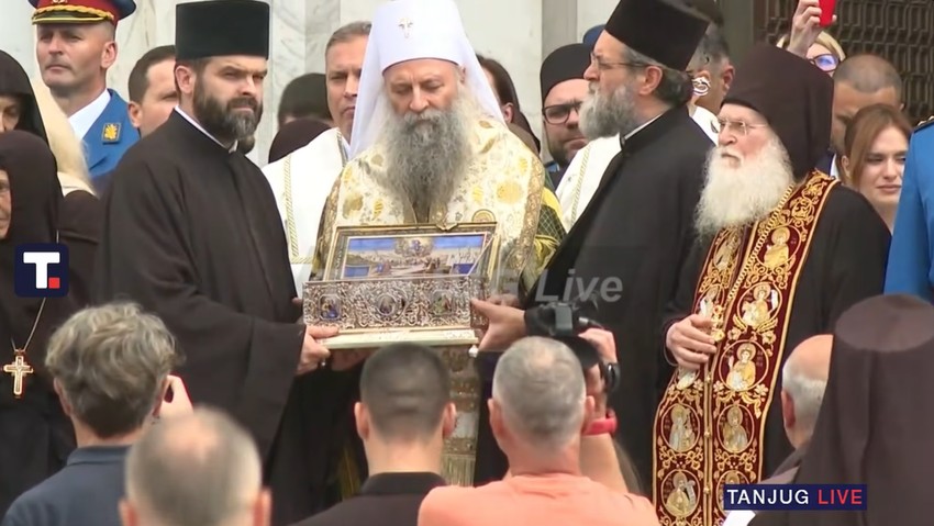 Ispraćaj Časnog Pojasa Presvete Bogorodice 
