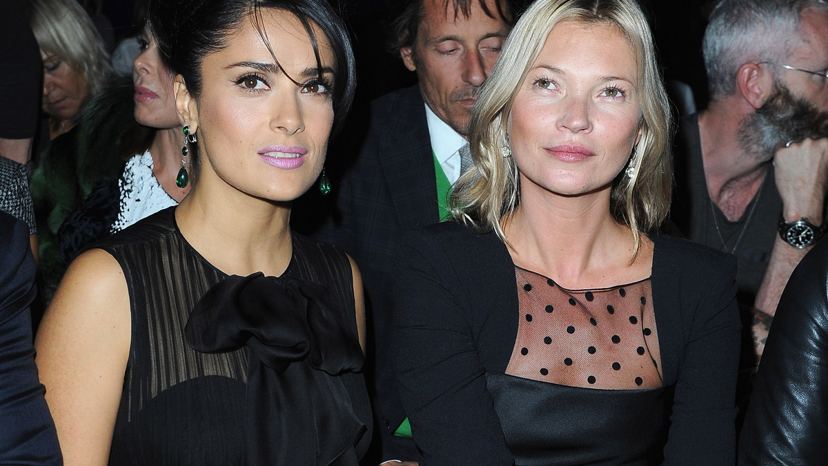 Salma Hayek i Kate Moss