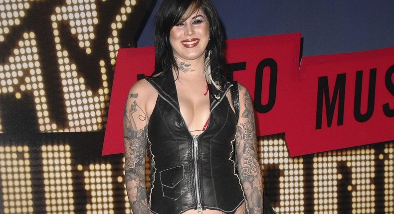 Kat Von D at the MTV Video Music Awards on August 9, 2007.Steve Granitz/Getty Images