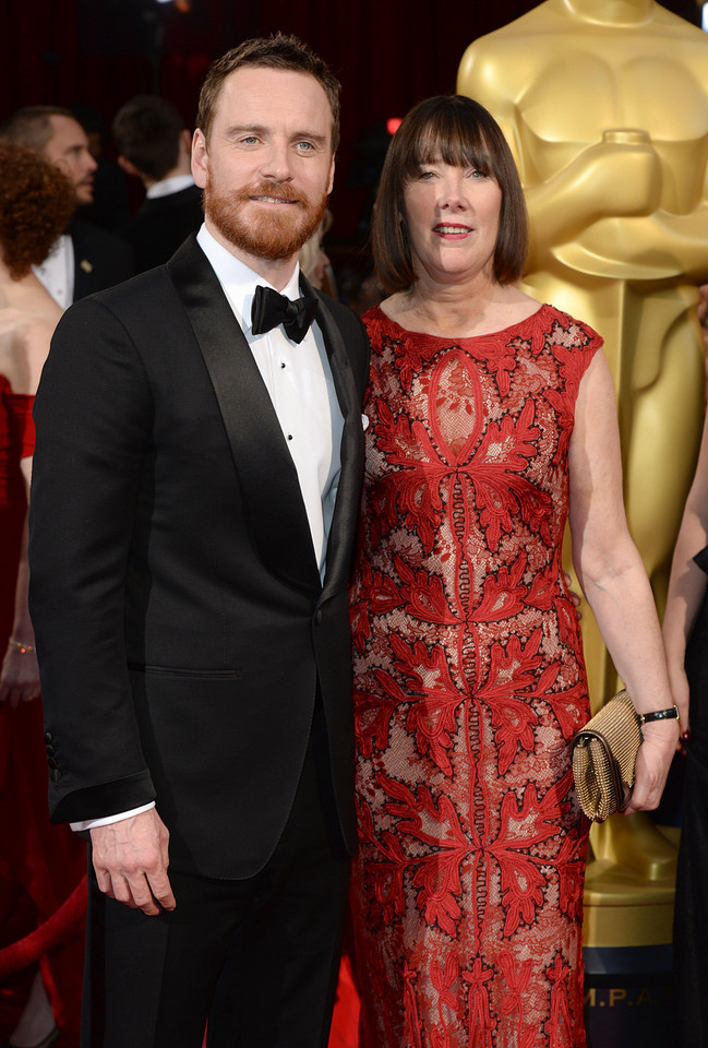 Zagraniczne gwiazdy z mamami na czerwonym dywanie: Michael Fassbender i Adele Fassbender