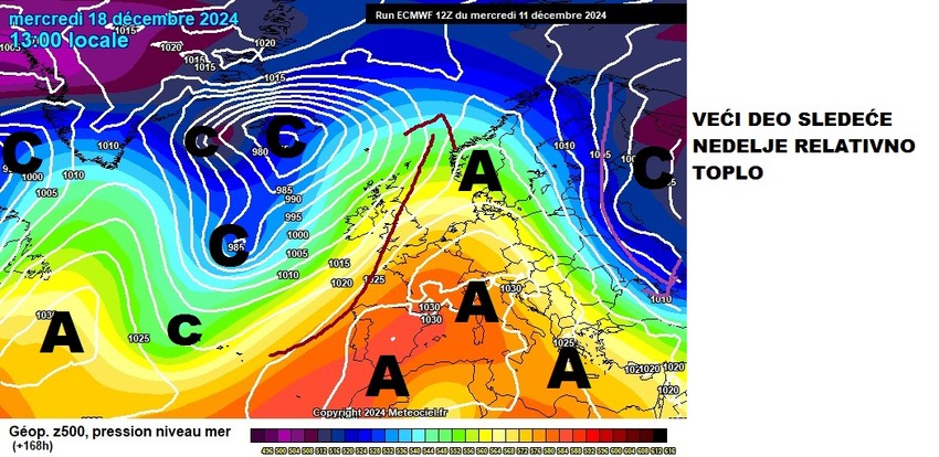 Sledeće nedelje biće relativno toplo, do oko 14-15 stepeni