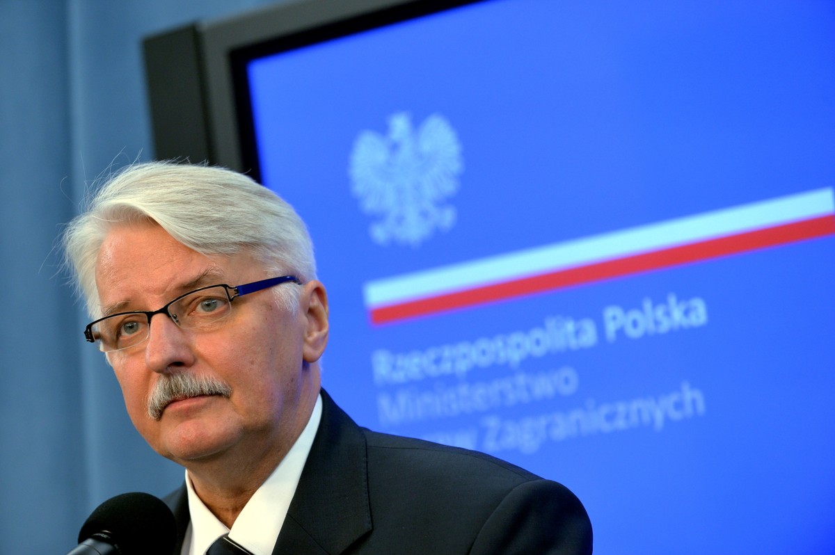 Minister spraw zagranicznych Witold Waszczykowski