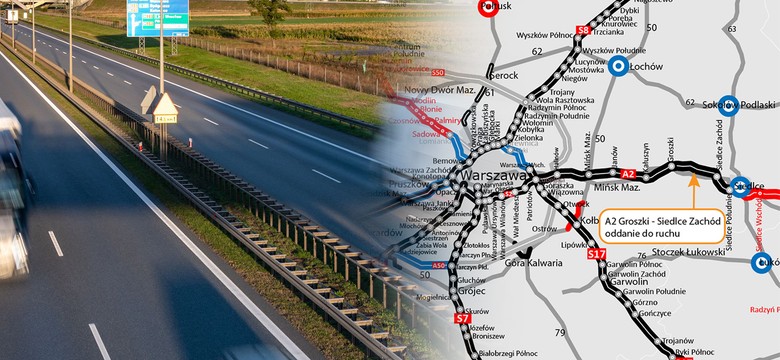 Zaskoczyli kierowców. Kluczowy odcinek autostrady A2 oddany do użytku