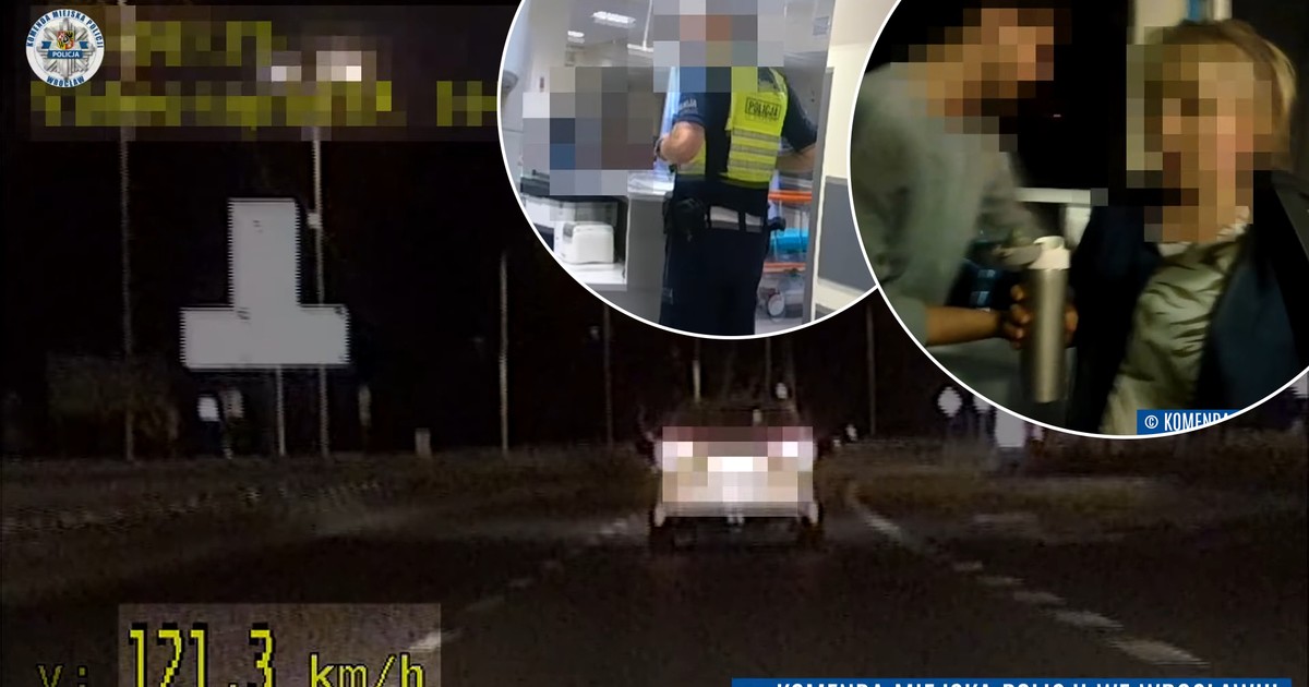 Kierowca toyoty pędził ulicami Wrocławia. W środku auta rozgrywał się dramat