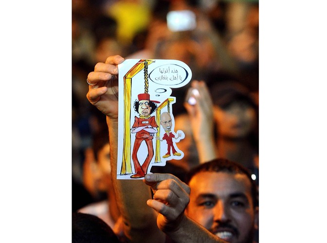 Tłumy Libijczyków wiwatują na wieść o pojmaniu syna Kadafiego