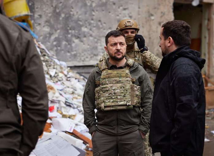 Volodymyr Zelenskyj navštívil východnú Ukrajinu. 