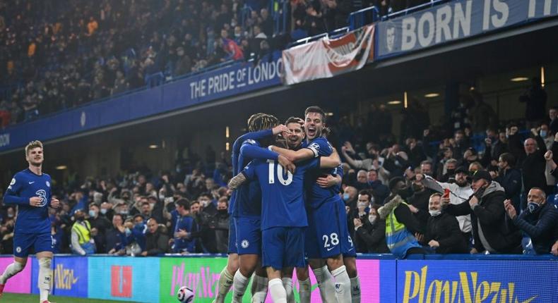 Chelsea earned a crucial victory against Leicester Creator: Glyn KIRK