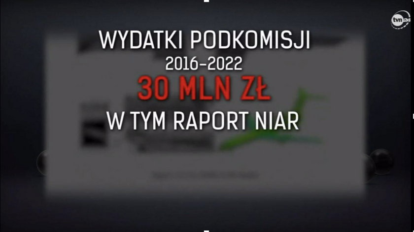 Kadr z materiału „Siła kłamstwa” wyemitowanego 12 września w „Czarno na białym” w TVN24