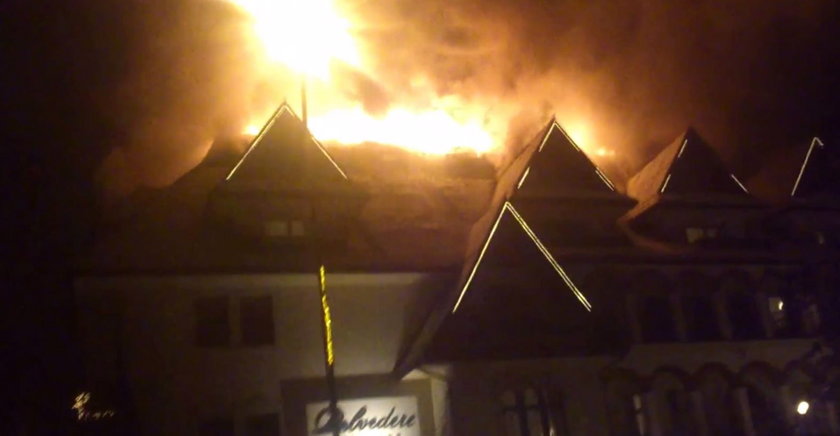 Pożar hotelu Belvedere