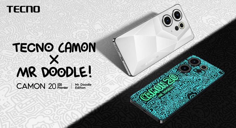 TECNO Launches CAMON 20 Series Mr Doodle Edition with World-First Graffiti-Style Back Cover