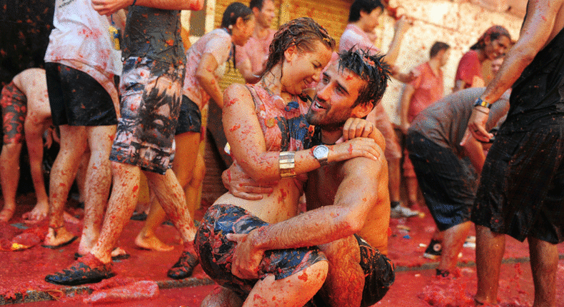 August 26, is the 70th anniversary of La Tomatina, the yearly Spanish tomato-throwing festival that attracts tens of thousands to the tiny town of Buñol, Spain.