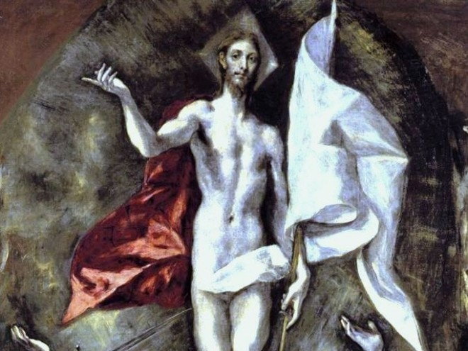Zmarwychwstanie (obraz El Greco, fragment)