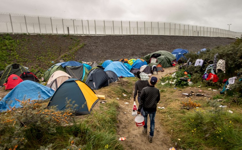 Obóz dla uchodźców w Calais