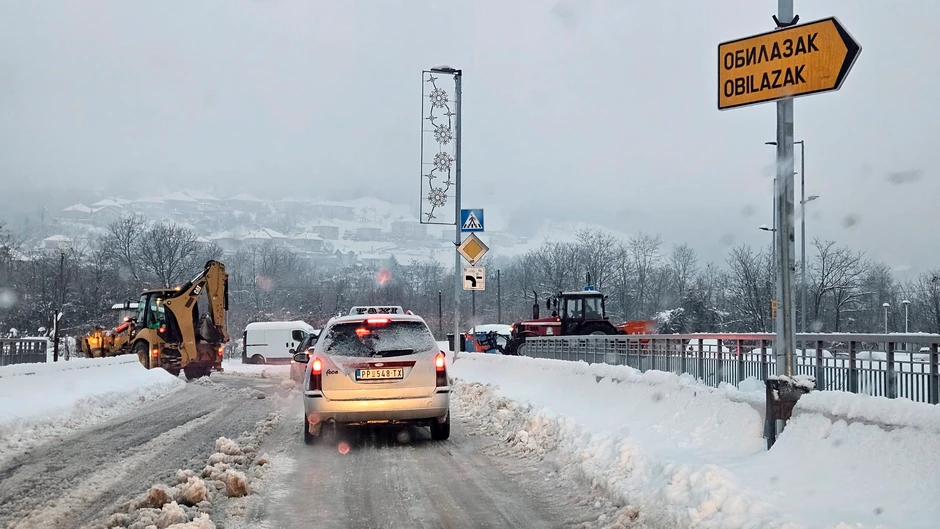 Sneg u prijepoljskom kraju