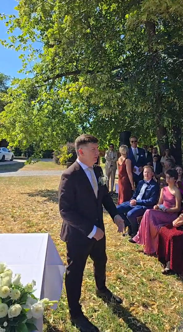 Andrej Bičan sa oženil 28. júna 2025. 
