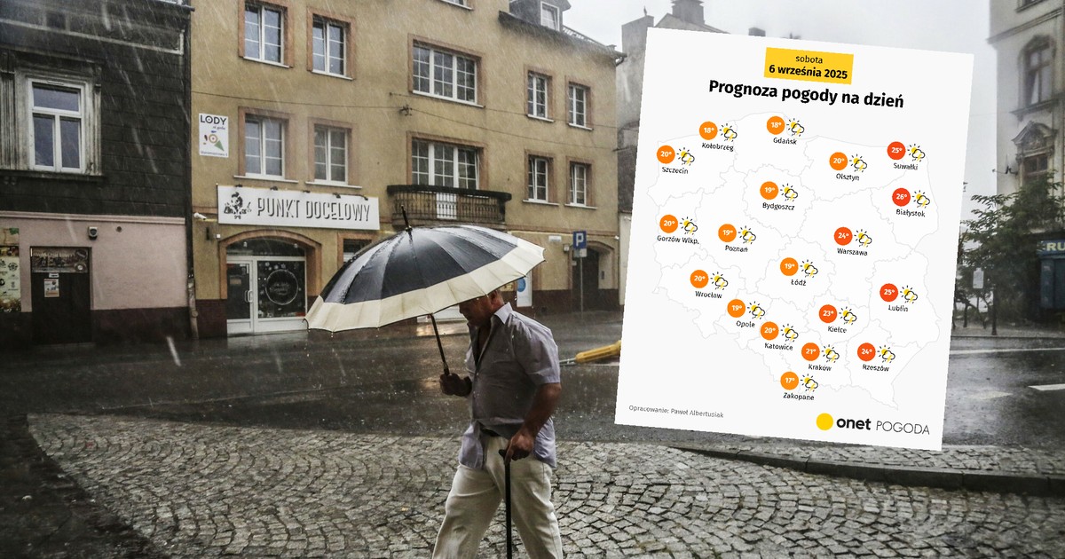 To nie będzie spokojny weekend. Nad Polską utworzy się pas ulew i burz [POGODA]