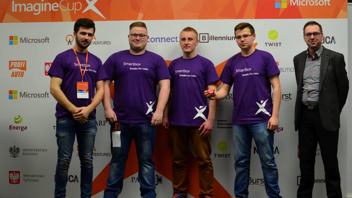 Zespół Smartbox, tworzony przez rzeszowskich studentów, zajął trzecie miejsce w krajowych finałach Imagine Cup 2016 - największego konkursu technologicznego na świecie organizowanego przez Microsoft.